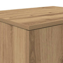 vidaXL Tárolószekrény 2 pcs Artisan tölgy 118 x 41 x 40 cm Faanyag