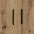 vidaXL Tárolószekrény 2 pcs Artisan tölgy 118 x 41 x 40 cm Faanyag