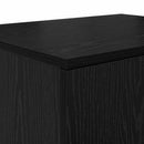 vidaXL Tárolószekrény 2 pcs Fekete tölgy 108 x 41 x 40 cm Faanyag