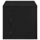 vidaXL Tárolószekrény 2 pcs Fekete tölgy 108 x 41 x 40 cm Faanyag