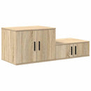 vidaXL Tárolószekrény 2 pcs Sonoma tölgy 108 x 41 x 40 cm Faanyag