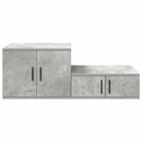 vidaXL Tárolószekrény 2 pcs Beton Szürke 108 x 41 x 40 cm Faanyag