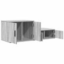 vidaXL Tárolószekrény 2 pcs Szürke Sonoma 108 x 41 x 40 cm Faanyag