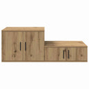vidaXL Tárolószekrény 2 pcs Artisan tölgy 108 x 41 x 40 cm Faanyag