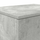 vidaXL Tárolószekrény 2 pcs Beton Szürke 103 x 41 x 40 cm Faanyag
