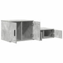 vidaXL Tárolószekrény 2 pcs Beton Szürke 103 x 41 x 40 cm Faanyag