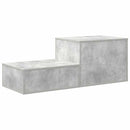 vidaXL Tárolószekrény Beton szürke 103 x 41 x 40 cm Faanyag