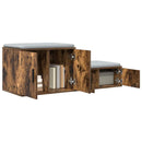 vidaXL Tárolószekrény Füstölt tölgy 103 x 41 x 40 cm Faanyag