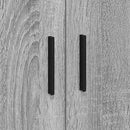 vidaXL Tárolószekrény 2 pcs Szürke Sonoma 103 x 41 x 40 cm Faanyag