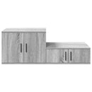 vidaXL Tárolószekrény 2 pcs Szürke Sonoma 103 x 41 x 40 cm Faanyag