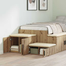 vidaXL Tárolószekrény 2 pcs Artisan tölgy 103 x 41 x 40 cm Faanyag