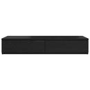 vidaXL Ágyfiókok fiókkal Fekete tölgy 100 x 36,5 x 16,5 cm Faanyag