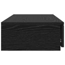 vidaXL Ágyfiókok fiókkal Fekete tölgy 100 x 36,5 x 16,5 cm Faanyag