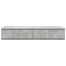 vidaXL Ágyfiókok fiókkal Beton Szürke 100 x 36,5 x 16,5 cm Faanyag