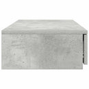 vidaXL Ágyfiókok fiókkal Beton Szürke 100 x 36,5 x 16,5 cm Faanyag
