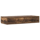 vidaXL Ágyfiókok fiókkal Füstölt tölgy 100 x 36,5 x 16,5 cm Faanyag
