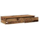 vidaXL Ágyfiókok fiókkal Öreg fa 100 x 36,5 x 16,5 cm Faanyag