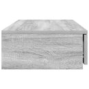 vidaXL Ágyfiókok Szürke Sonoma 80 x 36,5 x 16,5 cm Szerelt Fa