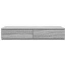 vidaXL Ágyfiókok Szürke Sonoma 90 x 36,5 x 16,5 cm Szerelt Fa