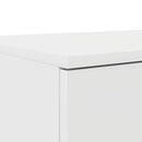 vidaXL Ágyfiókok fiókkal Fehér 120 x 36.5 x 16.5 cm Faanyag