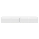vidaXL Ágyfiókok fiókkal Fehér 120 x 36.5 x 16.5 cm Faanyag