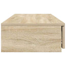 vidaXL Ágyfiókok fiókkal Sonoma tölgy 120 x 36,5 x 16,5 cm Faanyag