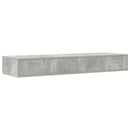 vidaXL Ágyfiókok fiókkal Beton Szürke 120 x 36,5 x 16,5 cm Faanyag
