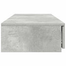 vidaXL Ágyfiókok fiókkal Beton szürke 120 x 36.5 x 16.5 cm Faanyag