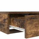 vidaXL Ágyfiókok Füstölt tölgy 120 x 36,5 x 16,5 cm Szerelt Fa