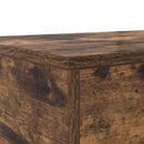 vidaXL Ágyfiókok Füstölt tölgy 120 x 36,5 x 16,5 cm Szerelt Fa