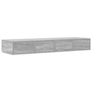 vidaXL Ágyfiókok fiókkal Szürke Sonoma 120 x 36,5 x 16,5 cm Faanyag