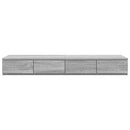 vidaXL Ágyfiókok fiókkal Szürke Sonoma 120 x 36,5 x 16,5 cm Faanyag