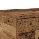 vidaXL Ágyfiókok fiókkal Öreg fa 120 x 36,5 x 16,5 cm Faanyag