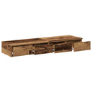 vidaXL Ágyfiókok fiókkal Öreg fa 120 x 36,5 x 16,5 cm Faanyag