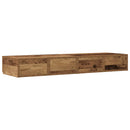 vidaXL Ágyfiókok fiókkal Öreg fa 120 x 36,5 x 16,5 cm Faanyag