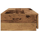 vidaXL Ágyfiókok fiókkal Öreg fa 120 x 36,5 x 16,5 cm Faanyag