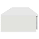 vidaXL Ágyfiókok fiókkal Fehér 150 x 36,5 x 16,5 cm Faanyag