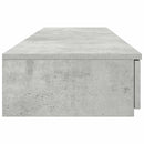 vidaXL Ágyfiókok fiókkal Beton szürke 150 x 36.5 x 16.5 cm Faanyag