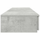 vidaXL Ágyfiókok Beton Szürke 150 x 36,5 x 16,5 cm Szerelt Fa