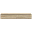 vidaXL Ágyfiókok fiókkal Sonoma tölgy 75 x 36,5 x 16,5 cm Faanyag