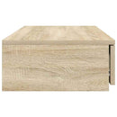 vidaXL Ágyfiókok fiókkal Sonoma tölgy 75 x 36,5 x 16,5 cm Faanyag