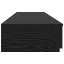 vidaXL Ágyfiókok Fekete tölgy 160 x 36,5 x 16,5 cm Szerelt Fa