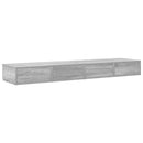 vidaXL Ágyfiókok fiókkal Szürke Sonoma 160 x 36,5 x 16,5 cm Faanyag