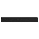 vidaXL Ágyfiókok fiókkal Musta tammi 135 x 36.5 x 16.5 cm Faanyag