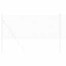 vidaXL Hegesztett Drótháló Kerítés Ezüst 0,6 x 25 m Acél