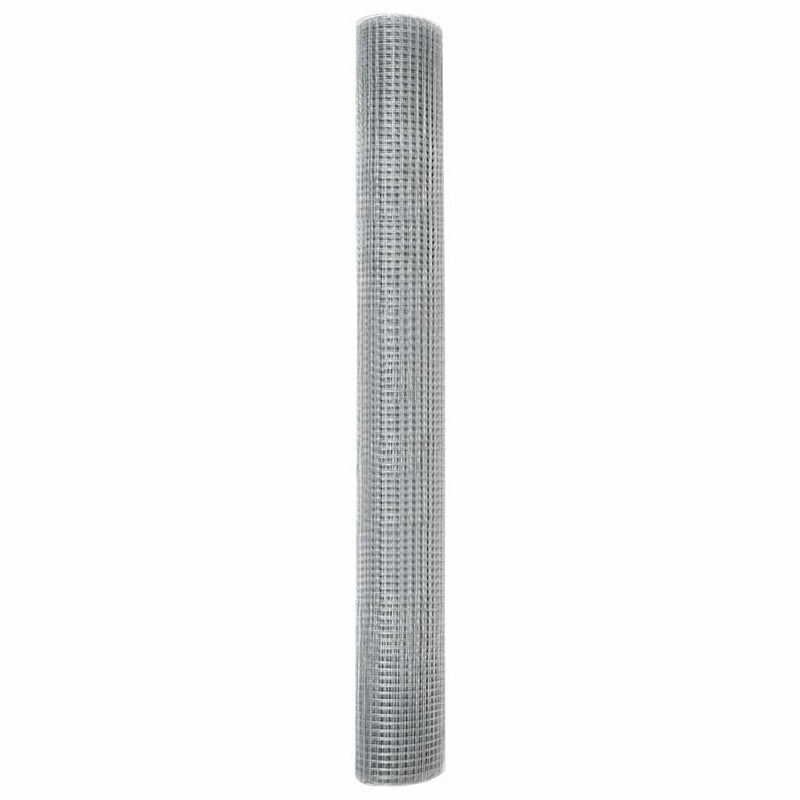 vidaXL Hegesztett Drótháló Kerítés Ezüst 1.2 x 25 m Acél