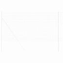 vidaXL Hegesztett Drótháló Kerítés Ezüst 1.2 x 25 m Acél