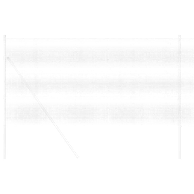 vidaXL Hegesztett Drótháló Kerítés Ezüst 1.4 x 25 m Acél