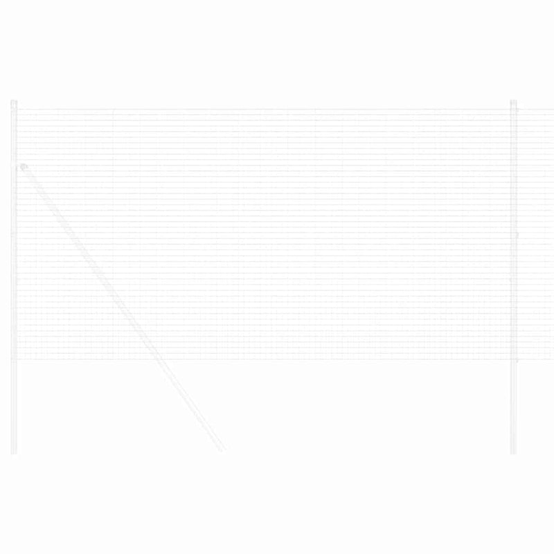vidaXL Hegesztett Drótháló Kerítés Ezüst 1.4 x 50 m Acél
