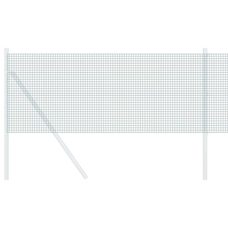 vidaXL Hegesztett Drótháló Kerítés Zöld 0.8 x 50 m Acél